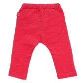 Βαμβακερά παντελόνια μωρού Boboli, ροζ Boboli 216502 4