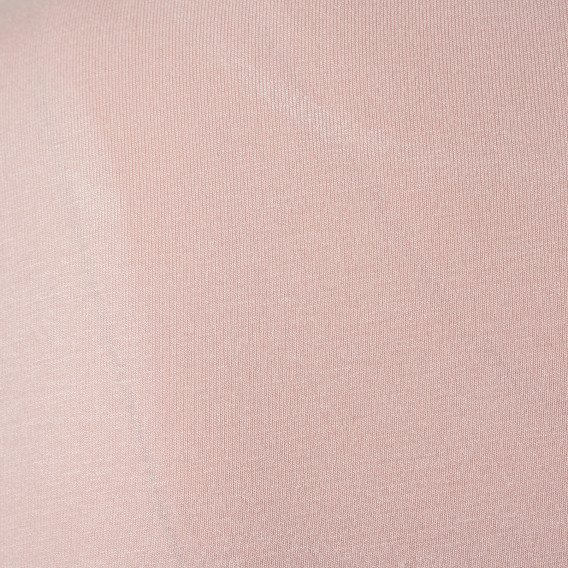 Βαμβακερή μπλούζα με κοντά μανίκια και σχέδιο για κορίτσια, ροζ Guess 216655 3