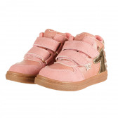 Βρεφικά μποτάκια με απλικέ μονόκερο για κορίτσι, ροζ Beppi 216675 4