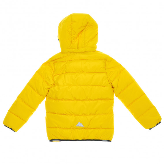 Φουσκωτό μπουφάν με κουκούλα για κορίτσια- κίτρινο Name it 216733 9