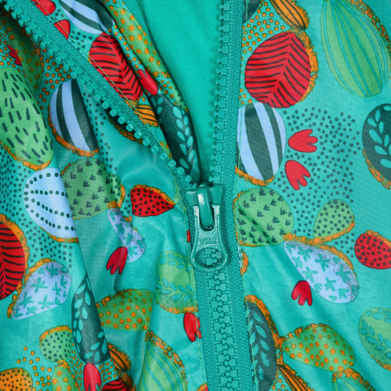 Ανοιξιάτικο μπουφάν με κουκούλα Boboli για κορίτσι, πράσινο Boboli 216793 2