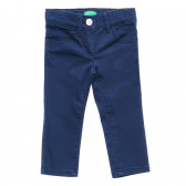 Παντελόνι, σε μπλε χρώμα Benetton 216988 