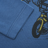 Βαμβακερή μπλούζα με επιγραφή Lets go to Ride Benetton 217170 3