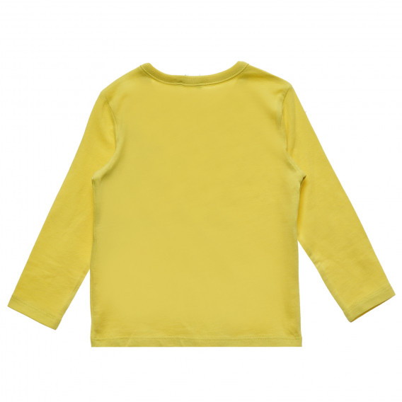 Μακρυμάνικη μπλούζα διακοσμημένη με απλικέ γατάκι με σκούφο Benetton 217207 4