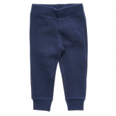 Βαμβακερό παντελόνι για ένα μωρό, σε σκούρο μπλε χρώμα Benetton 217323 