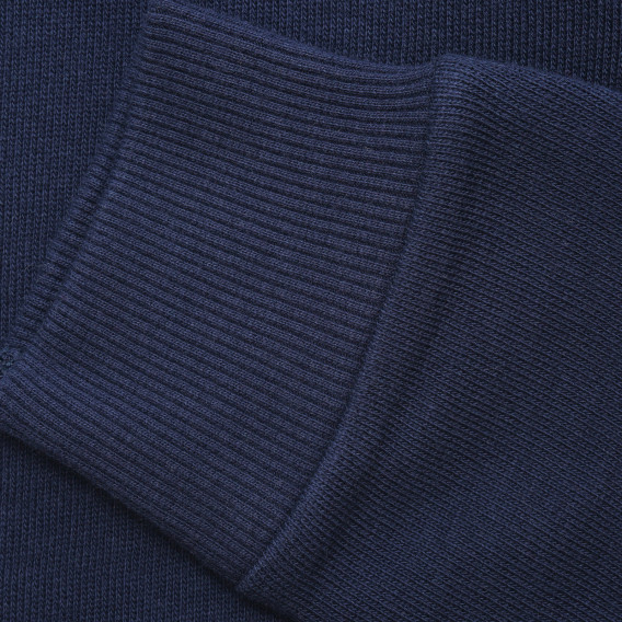 Βαμβακερό παντελόνι για ένα μωρό, σε σκούρο μπλε χρώμα Benetton 217325 3