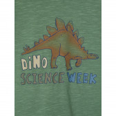 Βαμβακερή μπλούζα με μακριά μανίκια και τύπωμα δεινοσαύρων, πράσινη Name it 218010 3