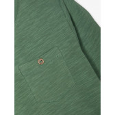 Μπλούζα από οργανικό βαμβάκι με τσέπη, πράσινη Name it 218037 3