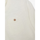 Μπλούζα από οργανικό βαμβάκι με τσέπη, λευκή Name it 218043 3