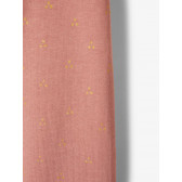 Παντελόνι από οργανικό βαμβάκι για ένα μωρό, ροζ Name it 218414 4