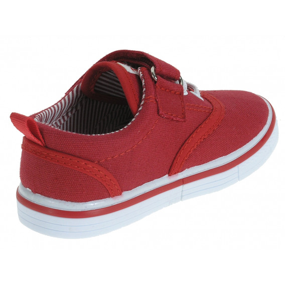 Πάνινα παπούτσια με ανυψωμένη σόλα για μωρό, κόκκινα Beppi 218737 2