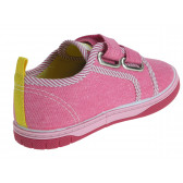 Πάνινα παπούτσια με ανυψωμένη σόλα, σε ροζ χρώμα Beppi 218773 2