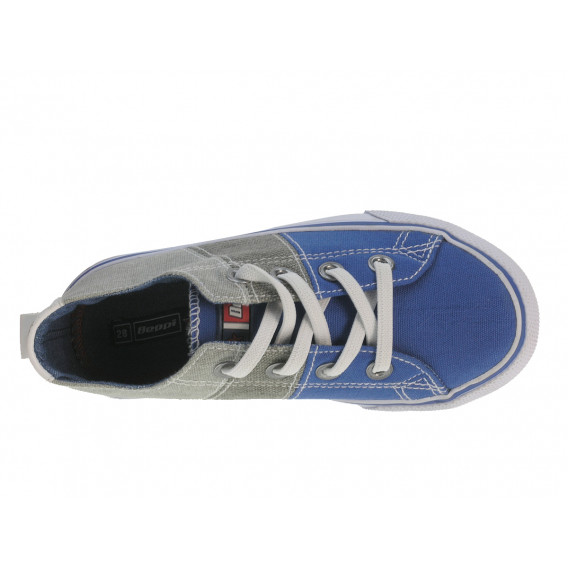 Πάνινα παπούτσια, γκρι και μπλε Beppi 218816 3