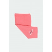 Βαμβακερό, κοντό κολάν σε ροζ χρώμα με επιγραφή Boboli 219029 4