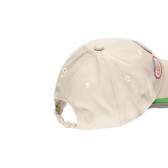 Καπέλο με γείσο και διακόσμηση, μπεζ Boboli 219089 3