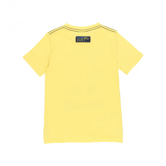 Βαμβακερό μπλουζάκι με άγκυρα, κίτρινο Boboli 219447 2