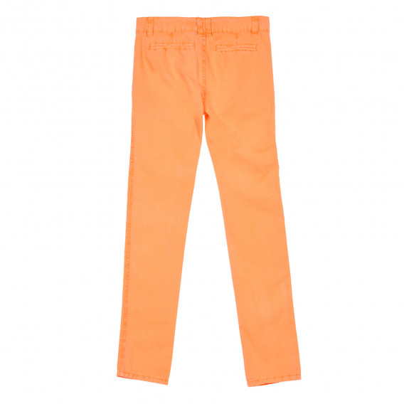 Πορτοκαλί βαμβακερό παντελόνι για κορίτσι Tape a l'oeil 219496 3