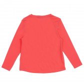 Μπλούζα από οργανικό βαμβάκι με γραφική εκτύπωση, σε ροζ χρώμα Name it 219566 4