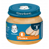 Γαλοπούλα με πατάτες πουρέ Nestle Gerber, 6+ μήνες, βάζο 80g Gerber 219878 