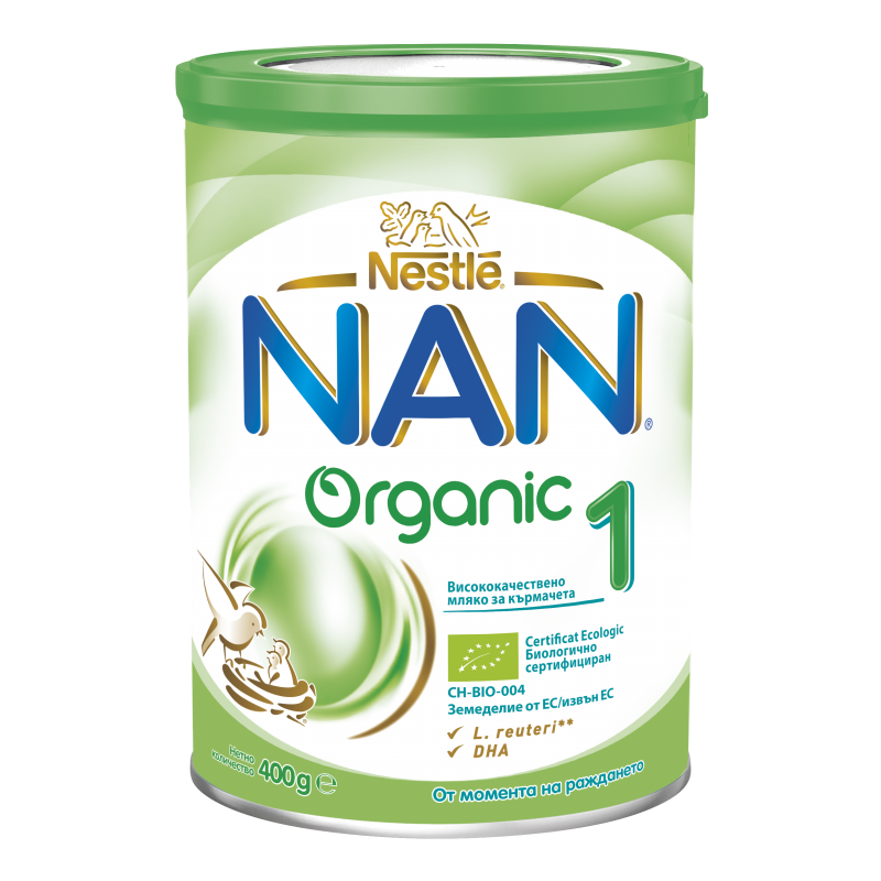 Βιολογικό βρεφικό γάλα NAN Organic 1, για νεογέννητο, κουτί 400 g.  219917