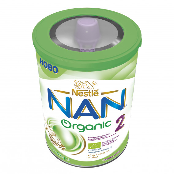 Βιολογικό βρεφικό γάλα NAN Organic 2, 6+ μήνες, κουτί 400 g Nestle 220166 4