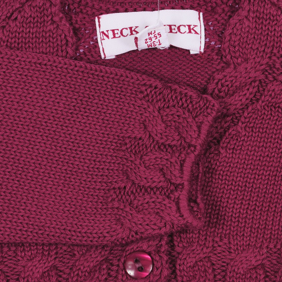 Βρεφικό μπολερό για κορίτσια, σε ροζ  Neck & Neck 220242 3