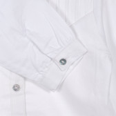 Βρεφικό πουκάμισο για κορίτσια - λευκό Neck & Neck 220446 3