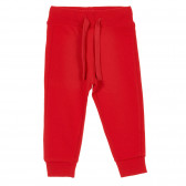 Βαμβακερό παντελόνι, κόκκινο Benetton 221010 