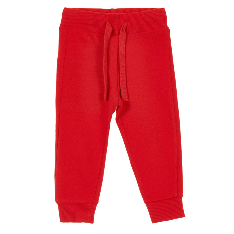 Βαμβακερό παντελόνι, κόκκινο  221010