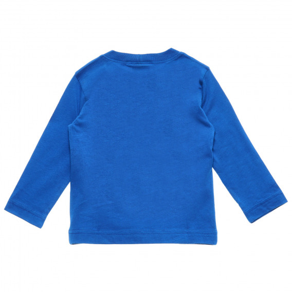 Βαμβακερή μπλούζα με τύπωμα Minion για μωρά, μπλε Benetton 221106 4