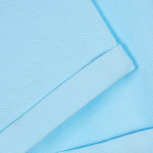 Βαμβακερό σορτς με διπλωμένα πατζάκια σε ανοιχτό μπλε χρώμα Benetton 221511 3