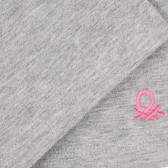 Κοντό κολάν με κεντητό λογότυπο μάρκας, σε γκρι χρώμα Benetton 221546 2