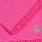 Βαμβακερό κολάν με μήκος 7/8 για ένα μωρό, ροζ Benetton 221589 2