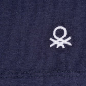 Κοντό κολάν με κεντητό λογότυπο μάρκας, με μπλε χρώμα Benetton 221665 2