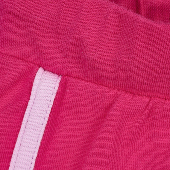 Βαμβακερό σορτς με ανοιχτό ροζ άκρο Benetton 221689 2