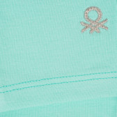 Βαμβακερό κολάν με το λογότυπο της μάρκας για ένα μωρό, ανοιχτό μπλε Benetton 221750 3