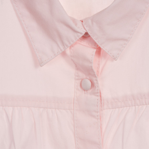 Βαμβακερό πουκάμισο, ανοιχτό ροζ Benetton 221831 2