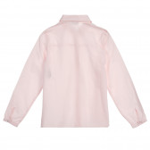 Βαμβακερό πουκάμισο, ανοιχτό ροζ Benetton 221832 3
