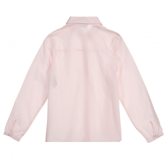 Βαμβακερό πουκάμισο, ανοιχτό ροζ Benetton 221832 3