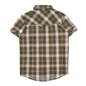 Βαμβακερό καρό πουκάμισο , με σχέδιο Benetton 221835 3