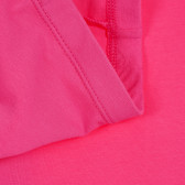 Βαμβακερό κολάν με κεντητό λογότυπο μάρκας, ροζ Benetton 221912 2