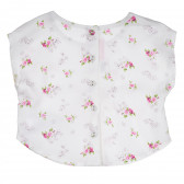 Μπλουζάκι με λουλουδάτο τύπωμα για μωρά ( κορίτσια ), λευκό Chicco 222076 4