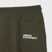 Αθλητικό παντελόνι με γράμματα στην πίσω τσέπη, πράσινο Mayoral 222422 3