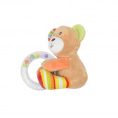 Βελούδινο αρκουδάκι με στρογγυλό παιχνίδι για καροτσάκι ή κούνια Lorelli 222737 5