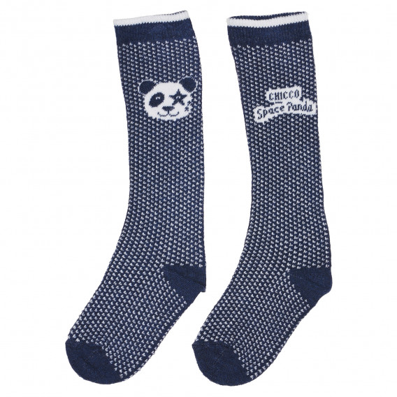 Λευκές και μπλε κάλτσες για ένα μωρό Chicco 222888 