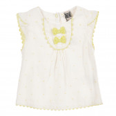 Βαμβακερό φόρεμα σε λευκό χρώμα για κοριτσάκι Tape a l'oeil 223118 5