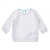 Λευκή μακρυμάνικη μπλούζα για μωρό Benetton 223259 