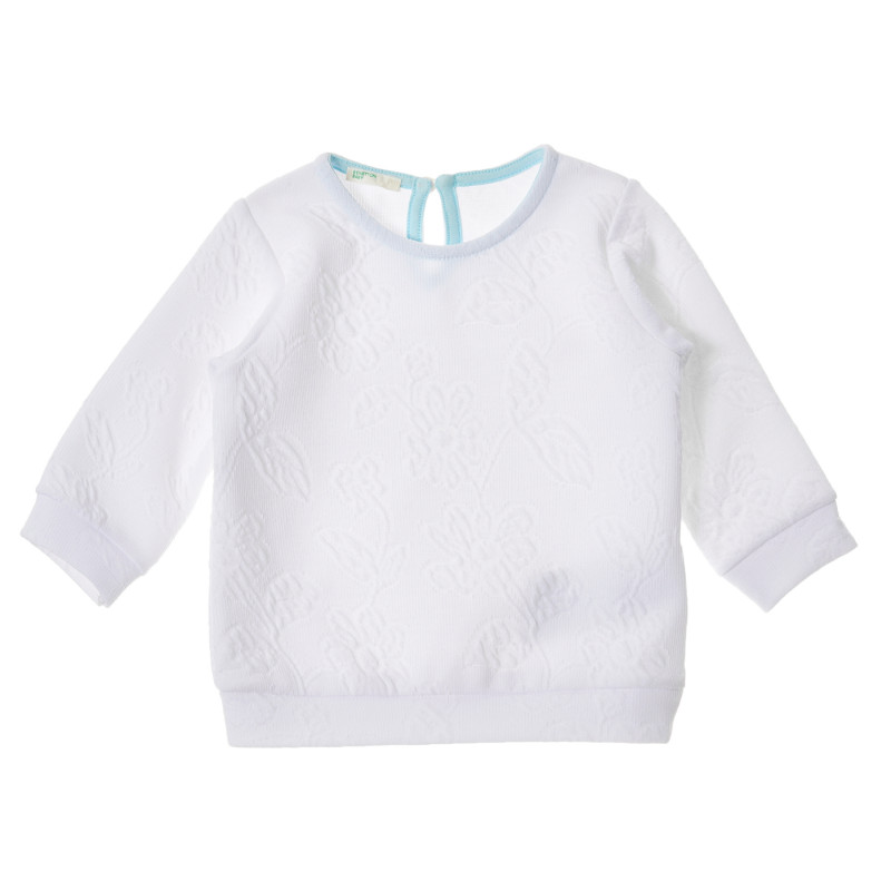 Λευκή μακρυμάνικη μπλούζα για μωρό  223259