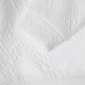Λευκή μακρυμάνικη μπλούζα για μωρό Benetton 223261 3