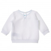 Λευκή μακρυμάνικη μπλούζα για μωρό Benetton 223262 4